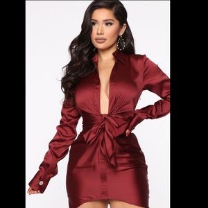 NWT Long Sleeve Mini Dress FashionNova